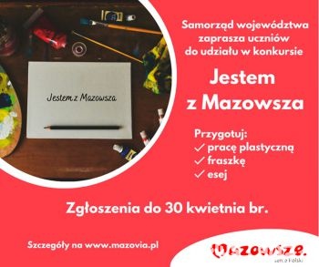 „Jestem z Mazowsza – to powód do dumy”. Weź udział w konkursie!