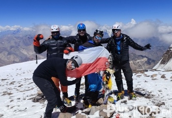 Aconcagua już z widokiem na Makalu