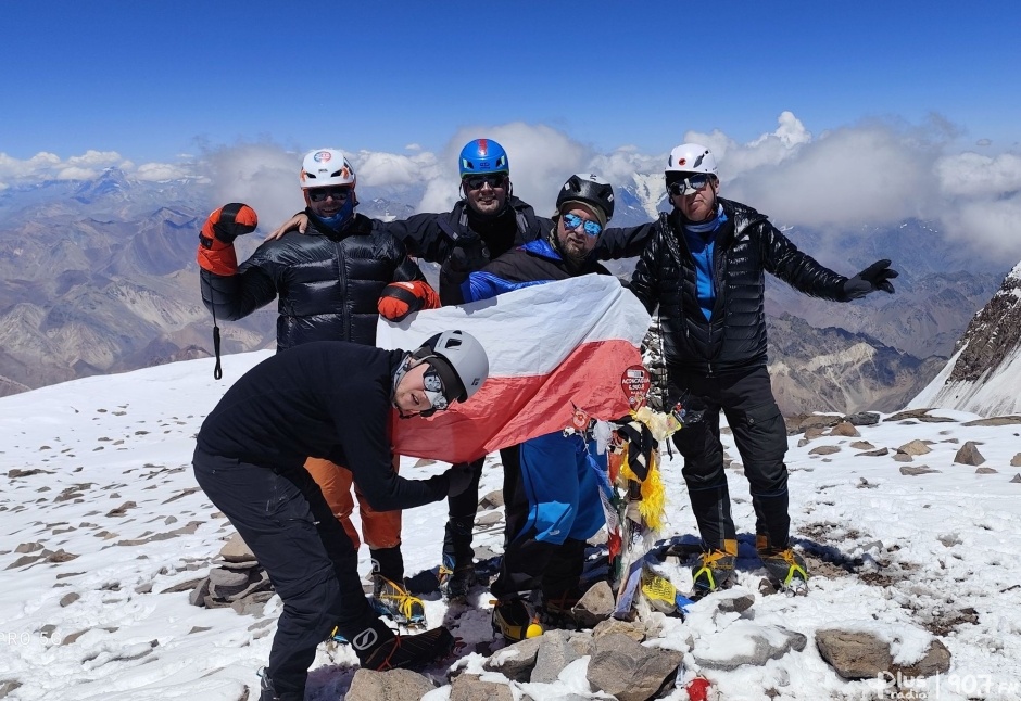 Aconcagua już z widokiem na Makalu