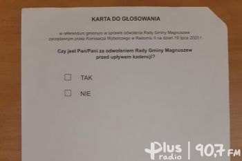 Referendum w Magnuszewie. Oficjalne wyniki
