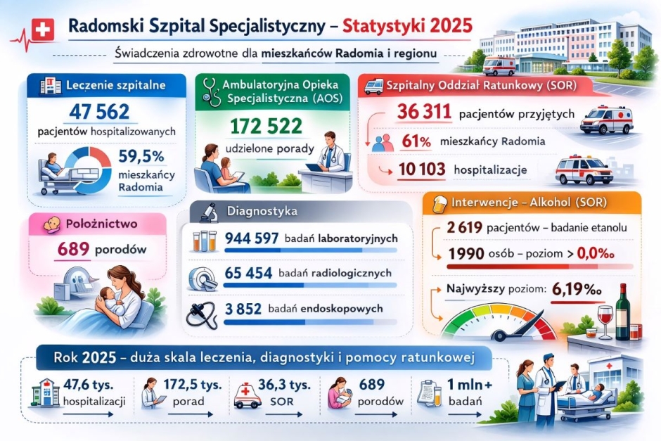 Radomski Szpital Specjalistyczny podsumował 2025 rok