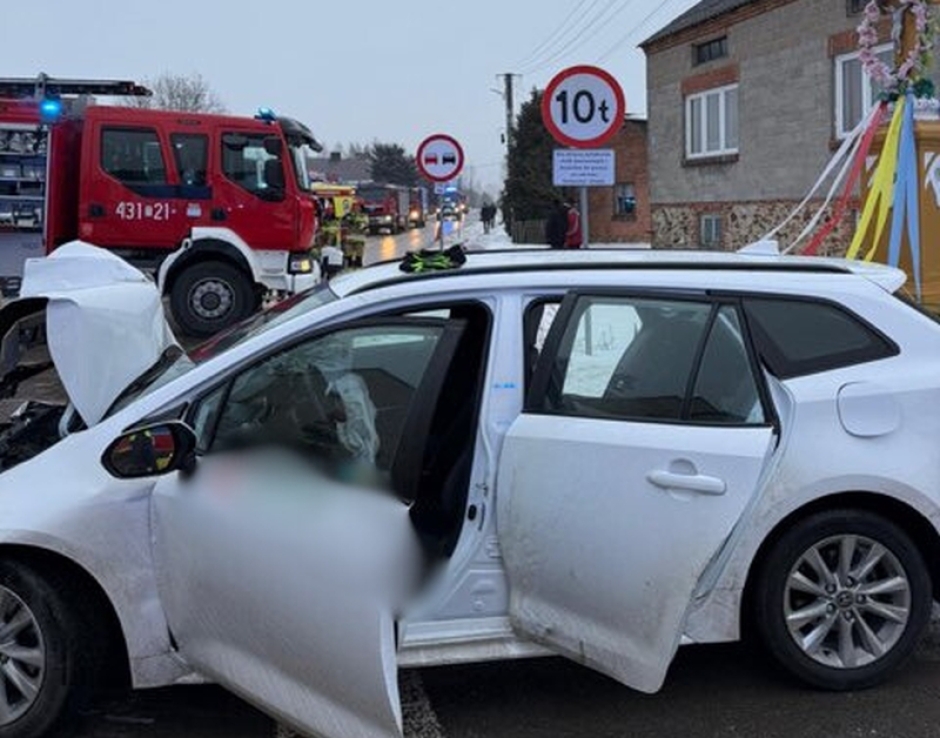 Ślisko na drogach w regionie