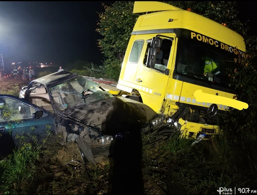 Nocny wypadek koło Iłży